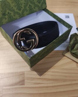 Pasek firmowy damski, meski, skóra Gucci
