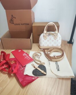 Torebka damska elegancka Louis Vuitton Alma, skora