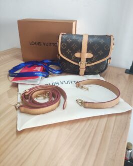 Torebka damska elegancka Louis Vuitton Saumur, skora
