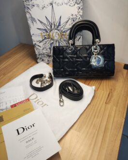 Torebka damska elegancka Dior Lady, skora