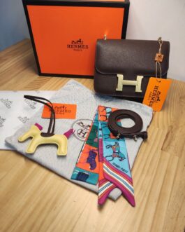 Torebka damska elegancka Hermes Epsom, skora od reki