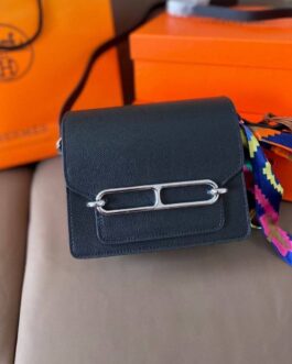 Torebka damska elegancka Hermes roulis, skóra