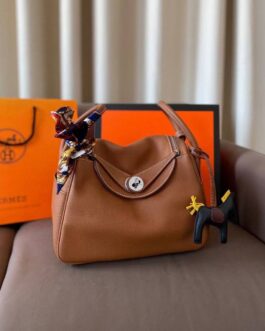 Torebka damska elegancka Hermes lindi, skóra