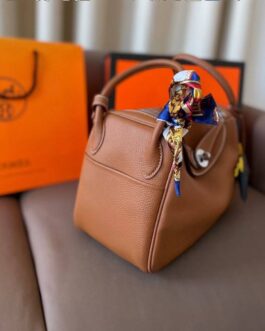 Torebka damska elegancka Hermes lindi, skóra