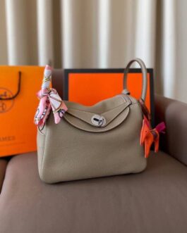 Torebka damska elegancka Hermes lindi, skóra