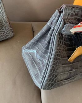 Torebka damska elegancka Hermes Birkin, skóra