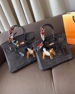 Torebka damska elegancka Hermes Birkin, skóra