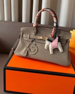 Torebka damska elegancka Hermes Birkin, skóra