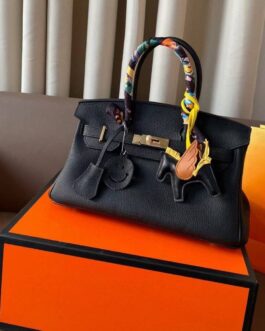 Torebka damska elegancka Hermes Birkin, skóra