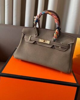 Torebka damska elegancka Hermes Birkin, skóra