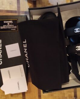 Chanel Buty, sandaly klapki, skora