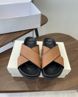 YSL Buty, sandaly klapki, skora