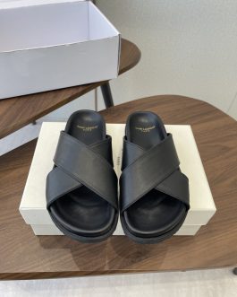 YSL Buty, sandaly klapki, skora