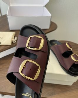 YSL Buty, sandaly klapki, skora