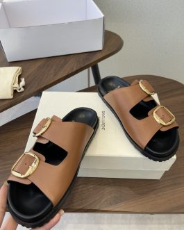 YSL Buty, sandaly klapki, skora