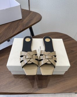 YSL Buty, sandaly klapki, skora