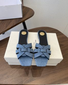 YSL Buty, sandaly klapki, skora