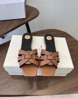 YSL Buty, sandaly klapki, skora