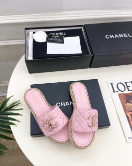 Chanel Buty, sandaly klapki, skora