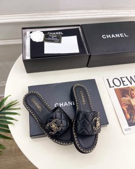 Chanel Buty, sandaly klapki, skora