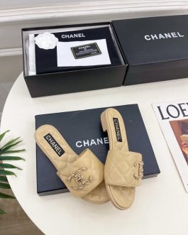 Chanel Buty, sandaly klapki, skora