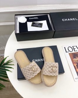 Chanel Buty, sandaly klapki, skora