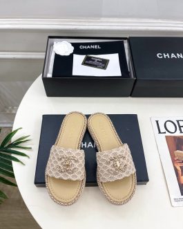 Chanel Buty, sandaly klapki, skora