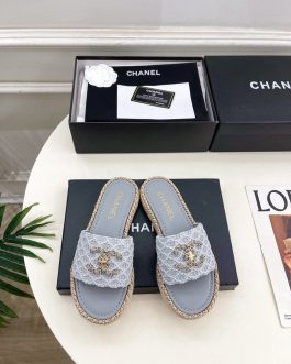 Chanel Buty, sandaly klapki, skora