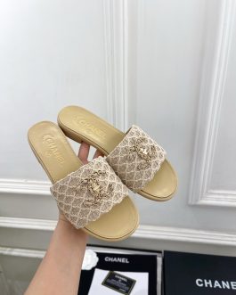 Chanel Buty, sandaly klapki, skora