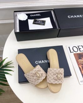 Chanel Buty, sandaly klapki, skora