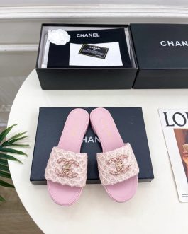 Chanel Buty, sandaly klapki, skora