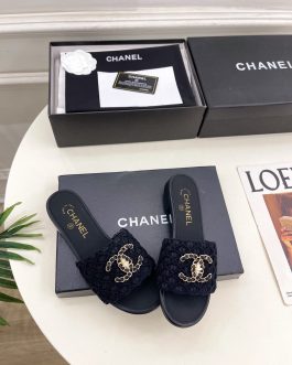 Chanel Buty, sandaly klapki, skora