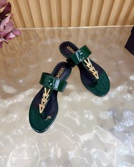 Versace Buty, sandaly klapki, skora