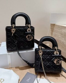 Torebka damska elegancka Dior Lady, skóra