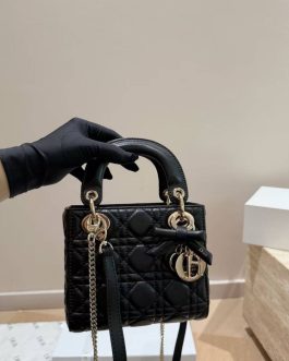 Torebka damska elegancka Dior Lady, skóra