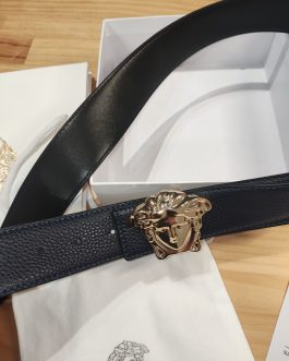 Pasek dwustronny damski, meski, skóra Versace od reki