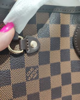 Torebka damska elegancka Louis Vuitton neverfull, skora
