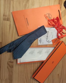 Krawat Hermes, jedwab