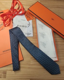 Krawat Hermes, jedwab