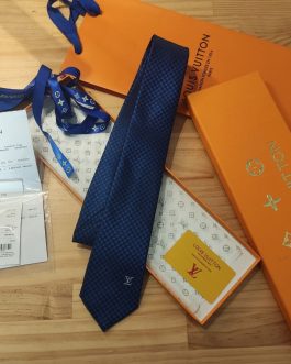 Krawat Louis Vuitton, jedwab