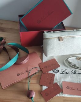 Torebka damska elegancka Loro Piana, skora