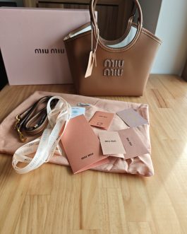 Torebka MIU MIU damska torba, skora od reki