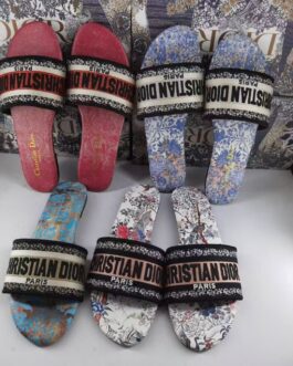 Dior Buty, sandaly klapki, skora