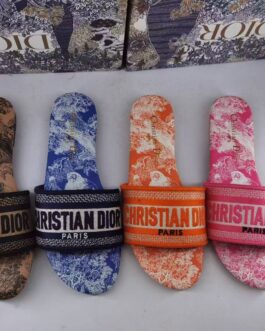 Dior Buty, sandaly klapki, skora
