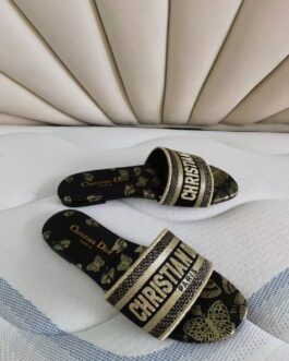 Dior Buty, sandaly klapki, skora