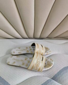 Dior Buty, sandaly klapki, skora