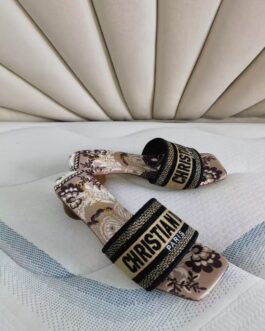 Dior Buty, sandaly klapki, skora