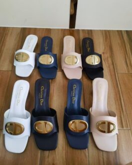 Dior Buty, sandaly klapki, skora