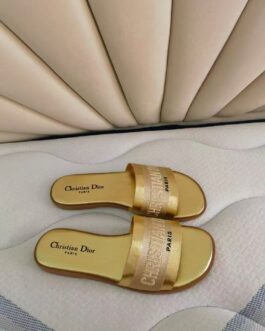 Dior Buty, sandaly klapki, skora