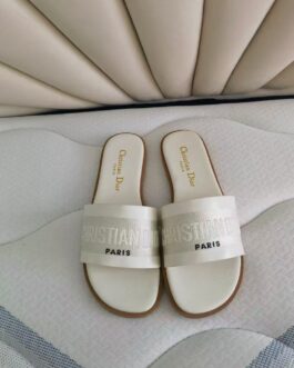 Dior Buty, sandaly klapki, skora